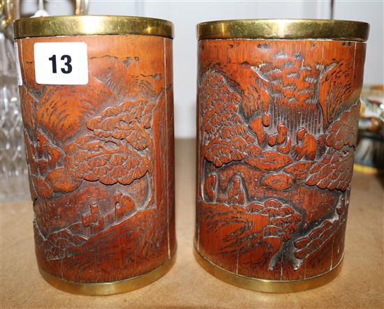 Chinese brush pots